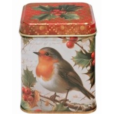 RB1728 Robin 100gm tea tin